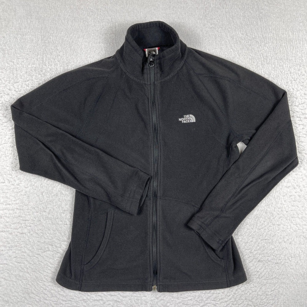 The North Face Jacket Womens Small Black Fleece Camping Outdoors Casual Hiking